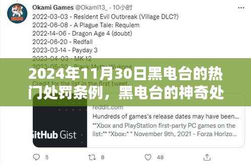 2024年黑电台处罚条例揭秘,神奇规定与温馨日常