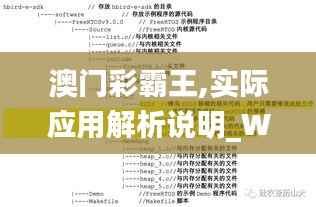 澳门彩霸王,实际应用解析说明_W40.268-8