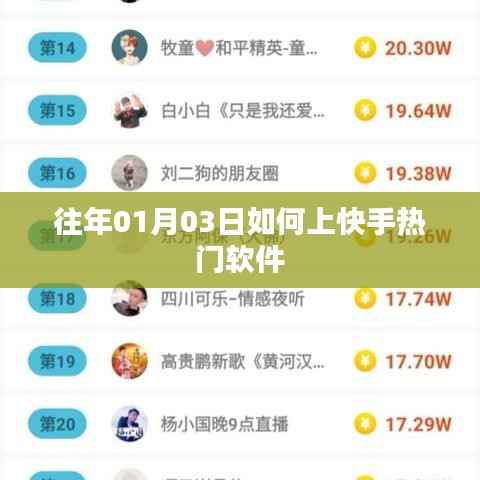 快手热门软件上热门攻略，时间策略揭秘